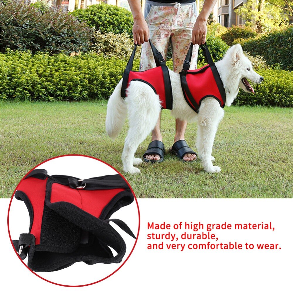 Front Rear Legs Feet Tail Dog Lift Assist Support Harness Walking Aid Vest For Canine Assist Elderly Sick Injured Dogs Pet