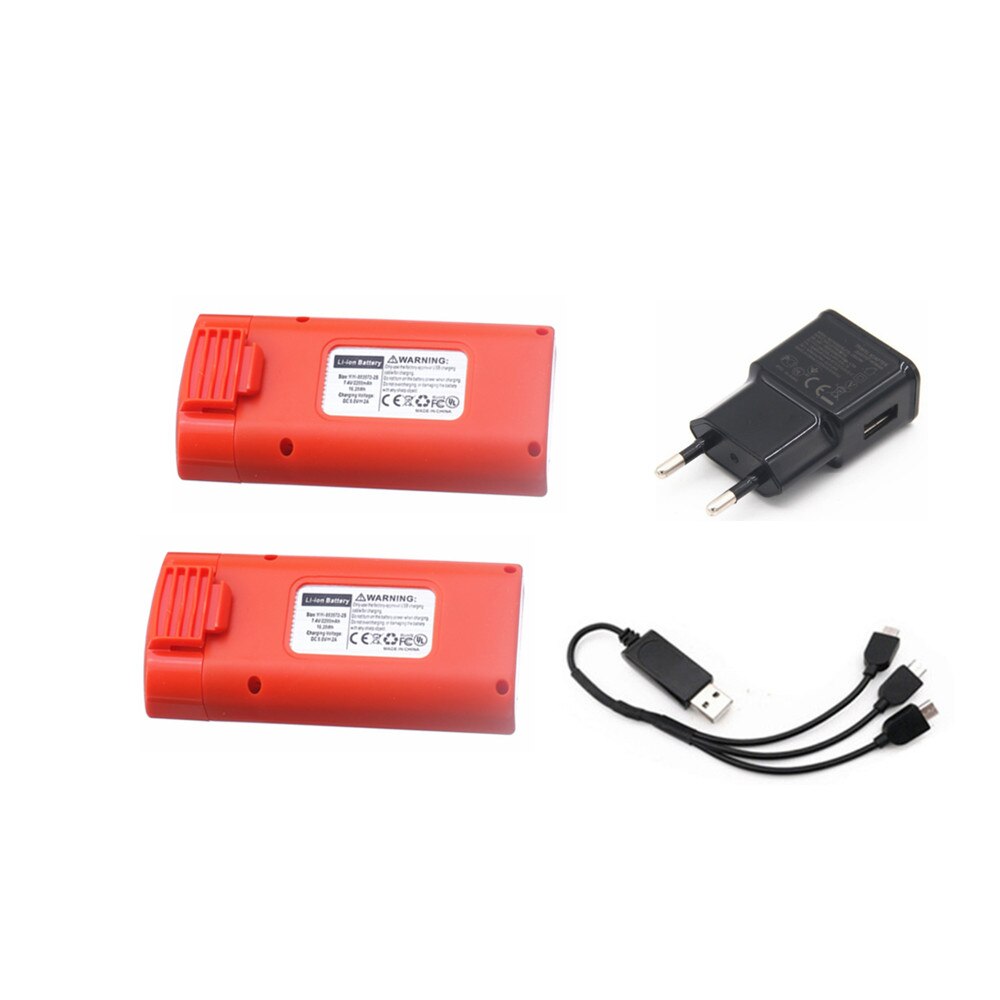 7.4V 2200mAh Lipo Battery and Charger Set For SG108 SG-108 RC Quadcopter Spare Parts 7.4V Rechargeable Battery: Gray