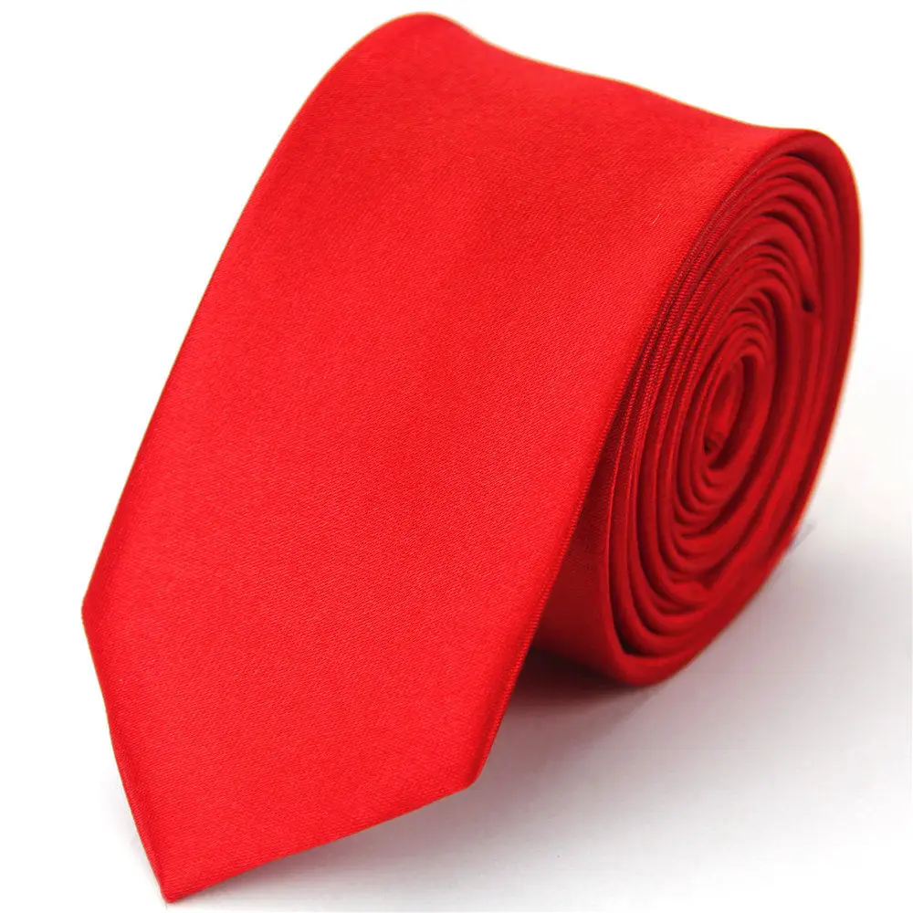 Cravate à col étroit pour hommes femmes 5 cm 2 "mince mince mariage noir bleu rose blanc rouge vert marron violet hommes femme cravate: Vert émeraude