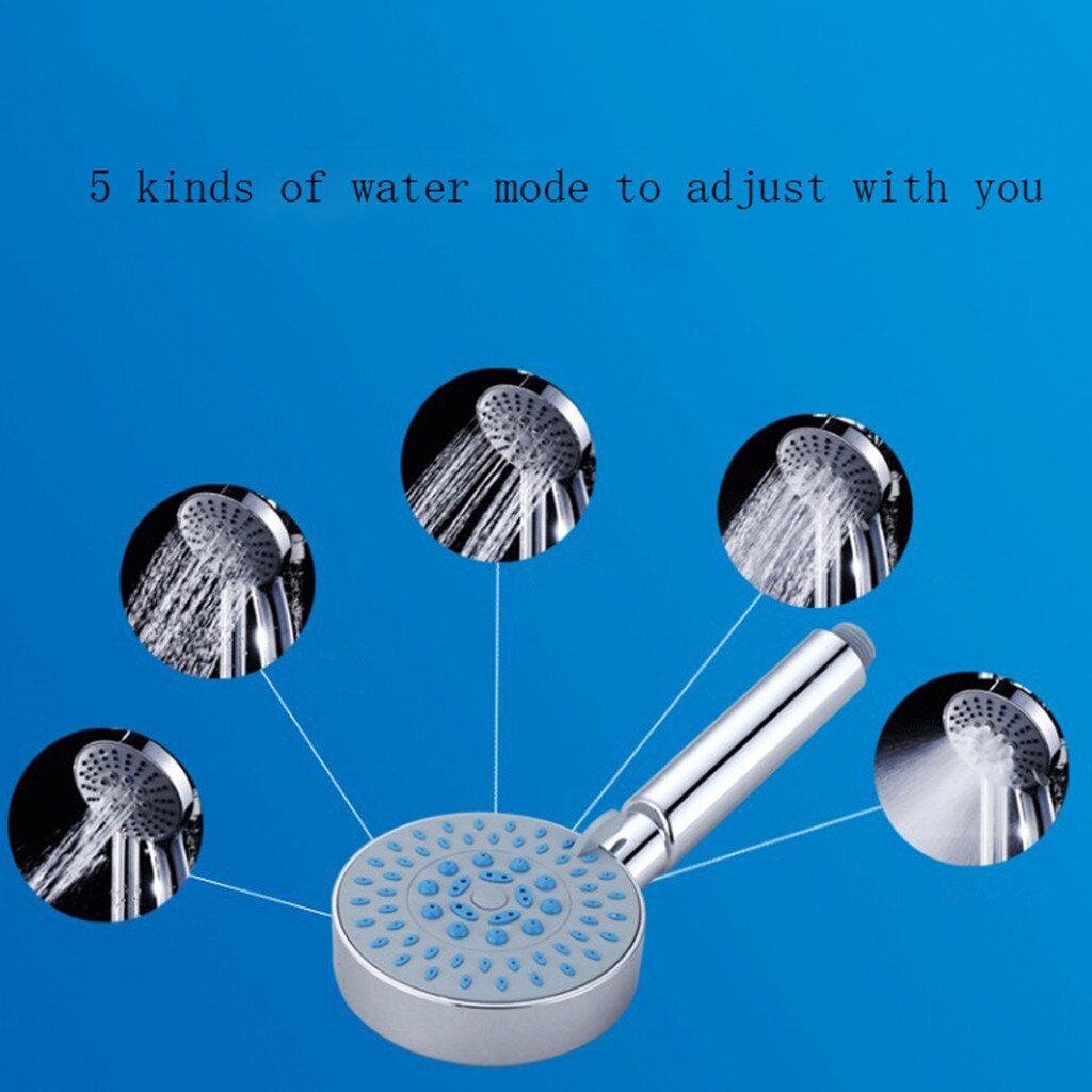 Pomme de bain-douche à jet réglable avec économie d'eau, salle de bain à main sur 5 Modes réglables, SPA-douche # Y2