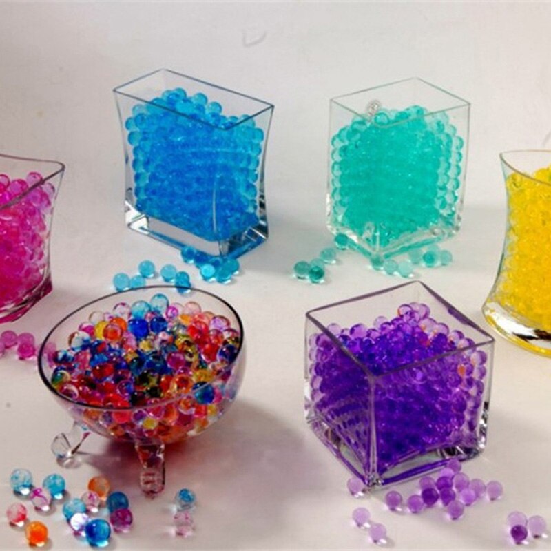 gemischt kristall boden gelee boden wasser tropfen hydrogel Polymer wachstum wasser
