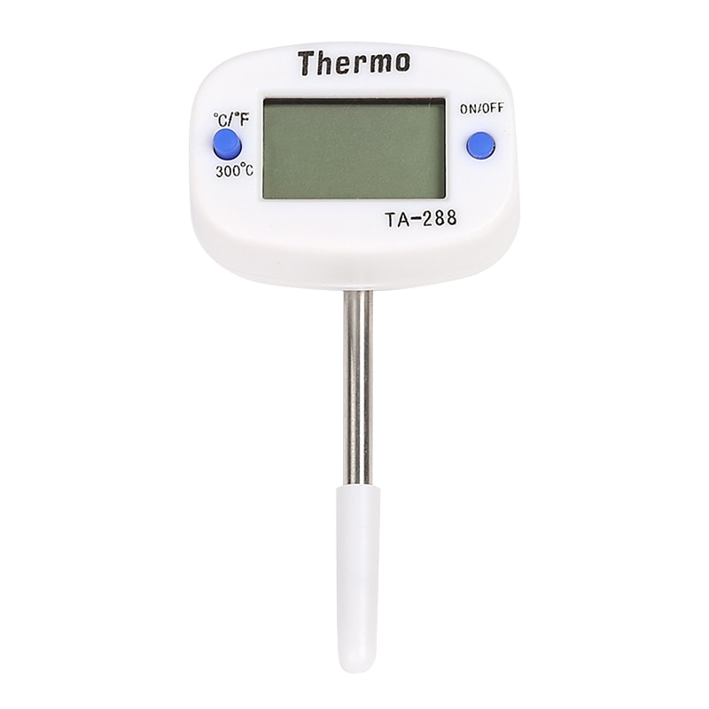 Ta288 Korte type 50mm Voedsel Voedsel Rvs Probe Thermometer Elektronische Digitale Display Vloeibare Grill Thermometer