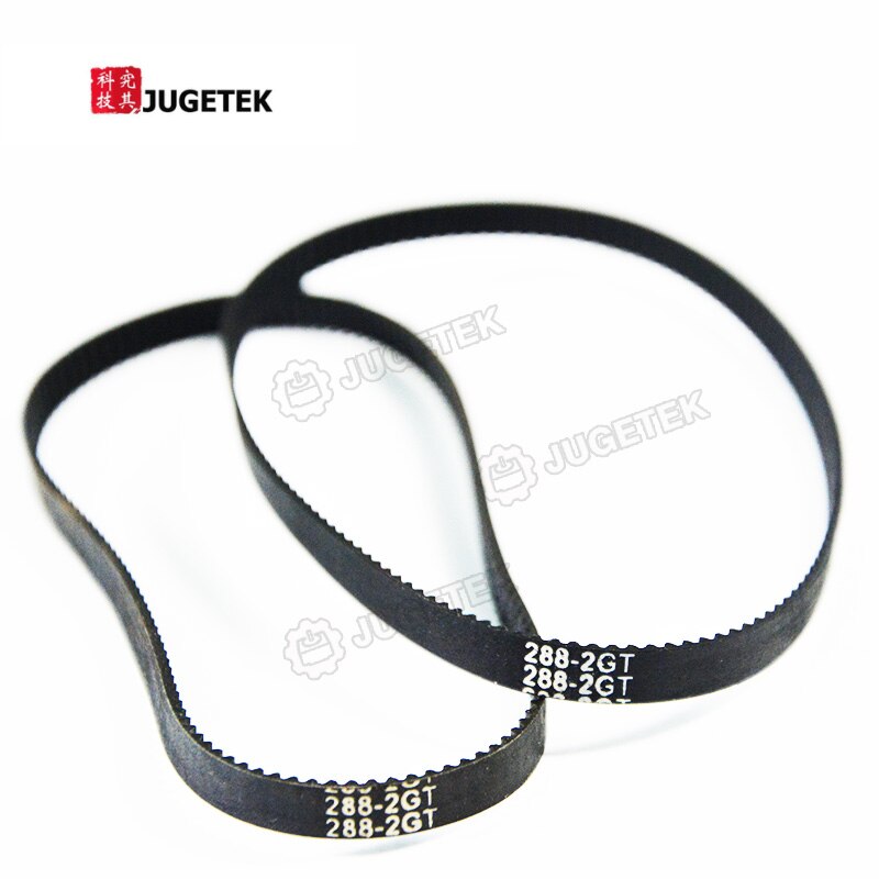 GT2 Distributieriem Closed-loop Eindeloze 6mm breedte 288mm lengte 144 tanden 288-2GT-6