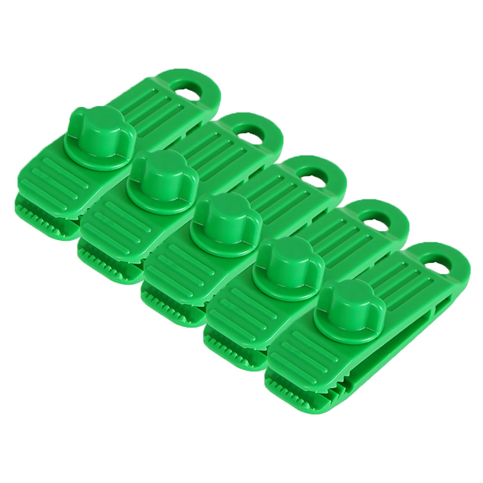 1pc 5PCS/pack Plastic Tent Clips Camp Tent Tarp Clips Outdoor Camping Canopy Kit Awning Set Canvas Tighten Tool Snap Rope Buckle: GN 5PCS