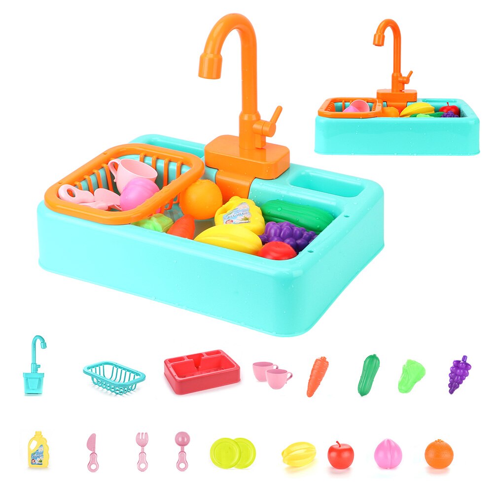 Baignoire automatique pour perroquets, baignoire pour oiseaux, jouets, pataugeoire avec robinet, piscines, mangeoire pour animaux de compagnie, ensemble de jeu de cuisine