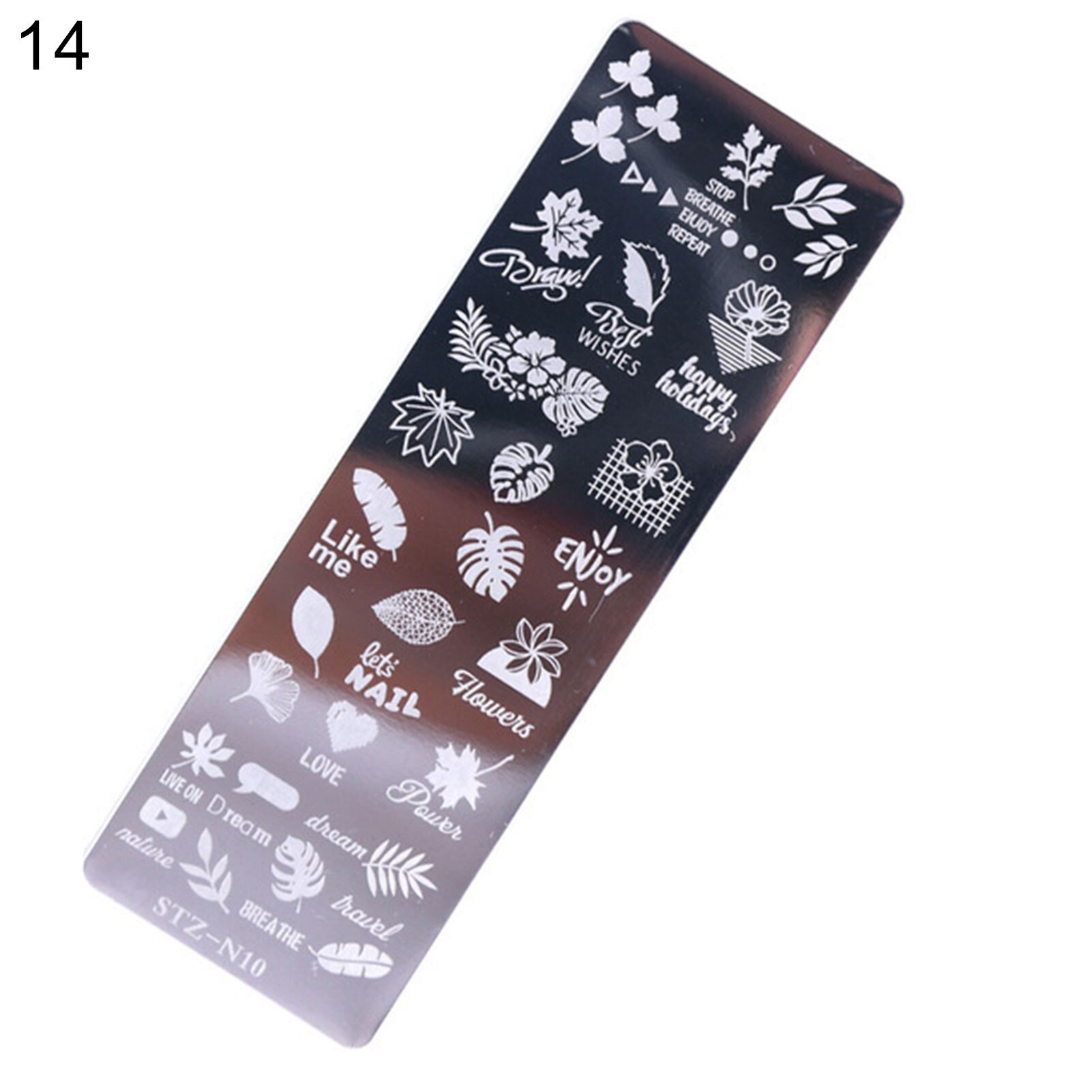 Accessoires pour ongles, tampon à tête Double face, polissage, peinture, dessin, manucure, stylo, outil de Nail Art,: 14