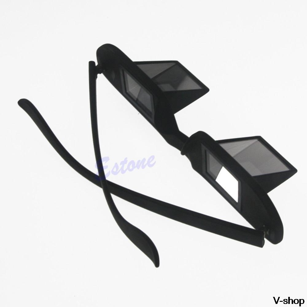 Lazy Periscope Horizontal Reading Glasses Sit-View Prism Spectacles