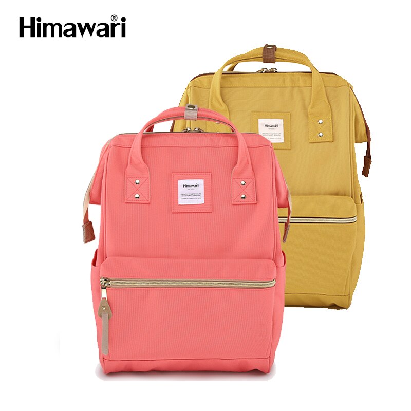 Himawari ryggsäck kvinnor vattentät kvinnlig rese ryggsäck laptop preppy stil skolväskor för tonåringar mochila feminina