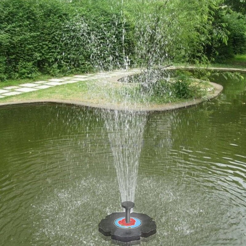 Solar- Energie Pumpe Blume bilden Rose Vogel Schlecht Brunnen Pumpe Bürstenlosen Pumpe für Garten und Terrasse Bewässerung