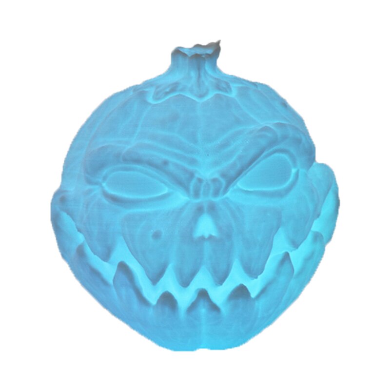 USB LED ical 3D Printed Night Table Light Face Shape Pumpkin Light RGB Desk Lamp with Remote Control Halloween Decoration