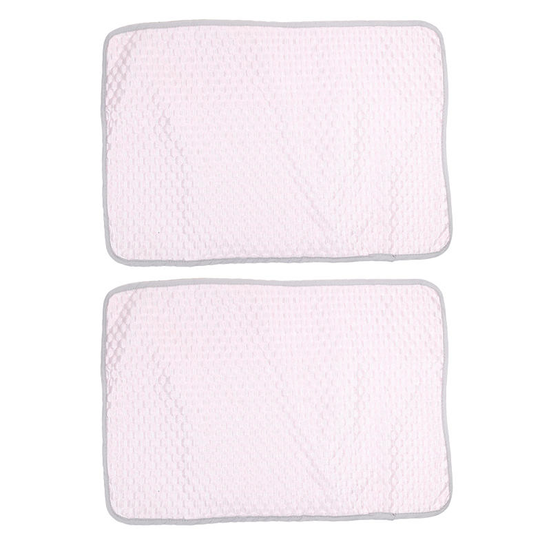 Sommer kølende pudebetræk sæt  of 2 issilkebetræk 45 x 67cm køligt med aircondition vaskbart ingen pude inkluderet: Grøn