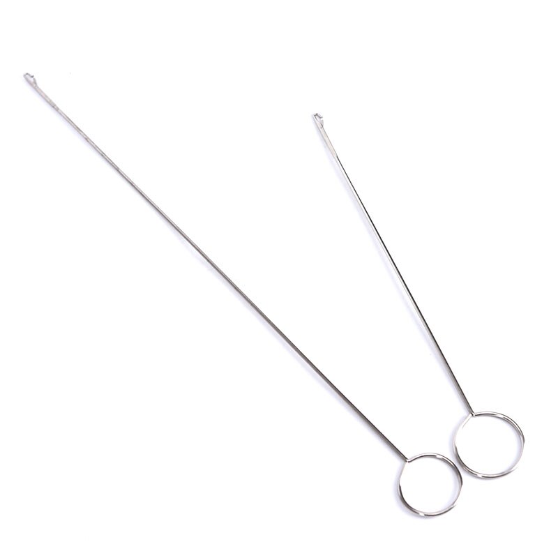 1/2PCS Size S/L Stainless Steel Sewing Loop Turner Hook Needle Embroidery DIY Needlework Tools