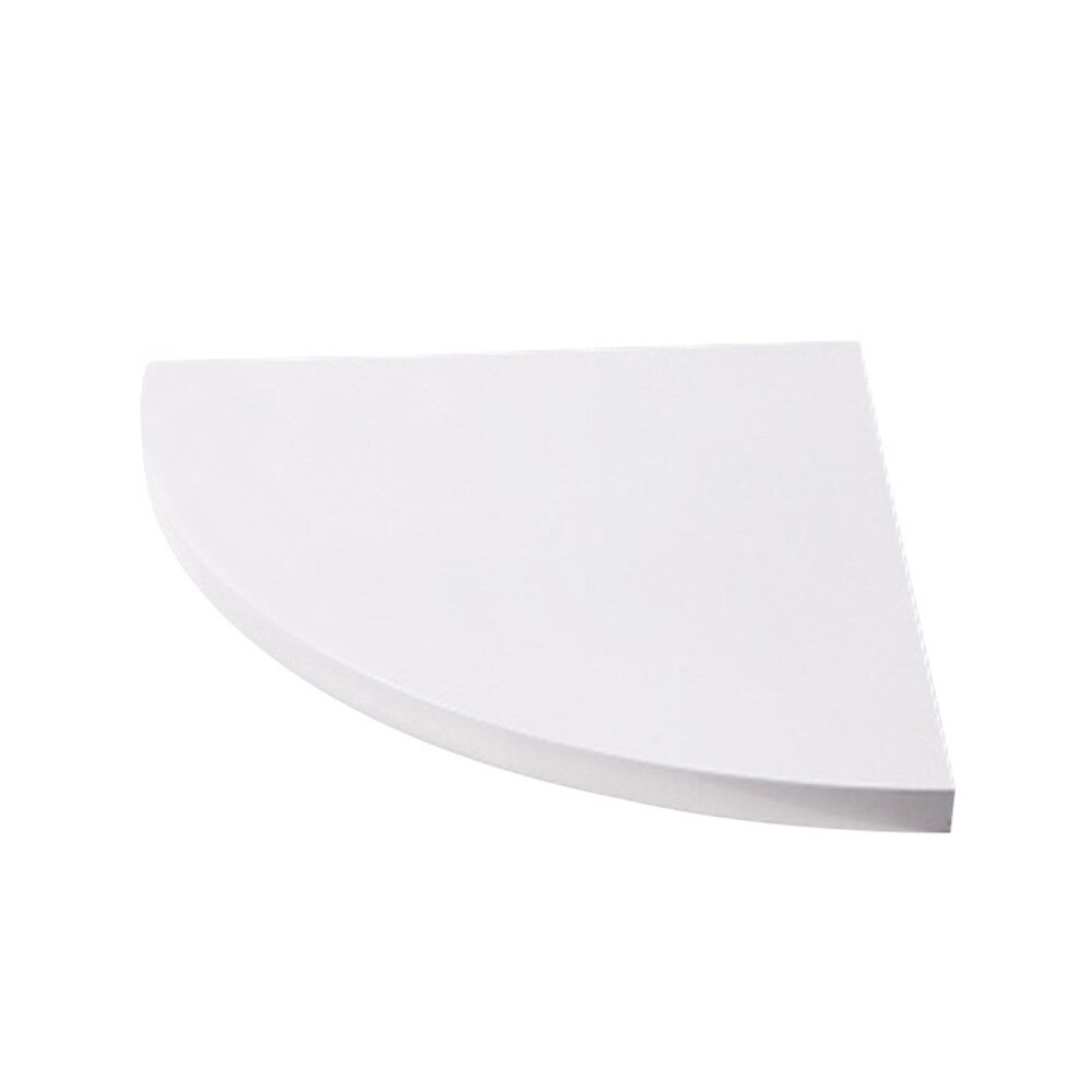 1 Set Wall Mount Corner Shelves Hanging Corner Bookshelf Display Racks for Home Office