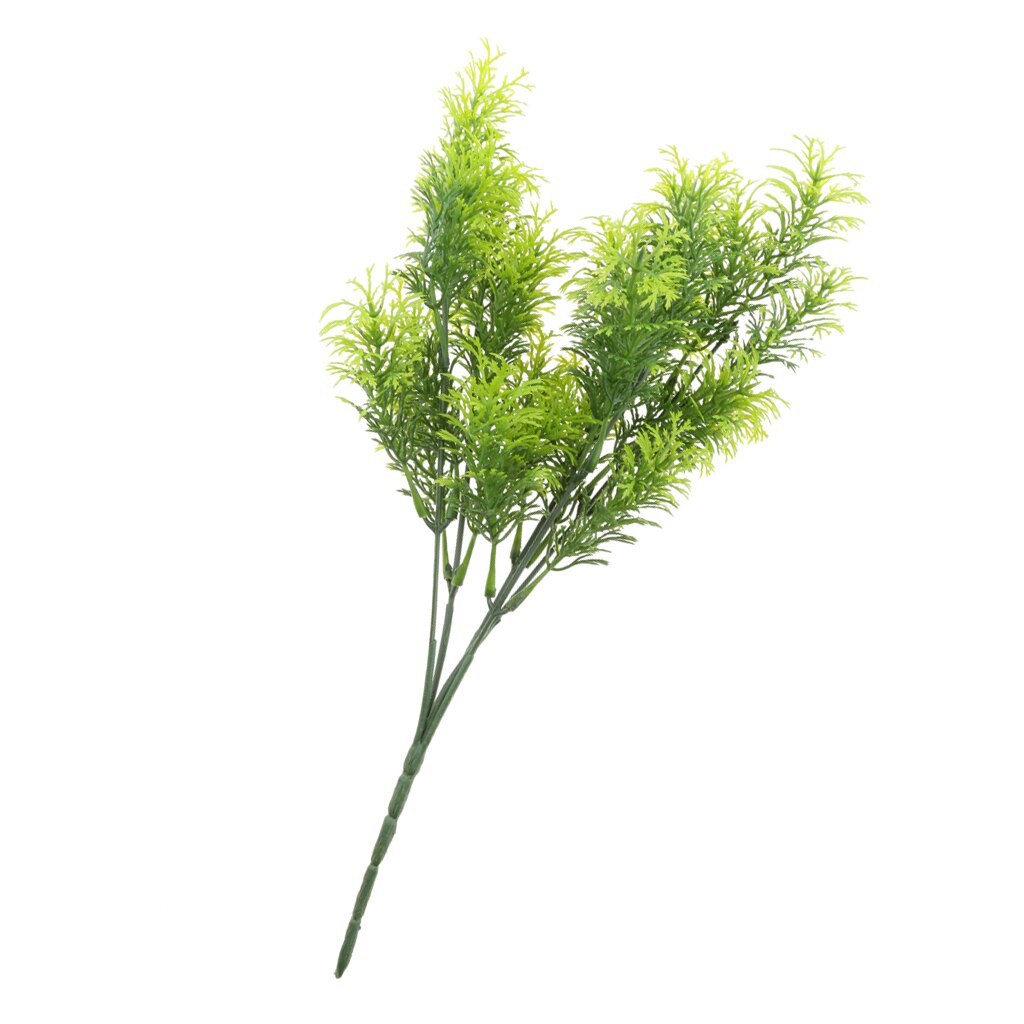 30cm Artificial Cedar Tree Plants Branches Greenery Bushes Needle Leaves Indoor Outside Home Garden Office Wedding Decor