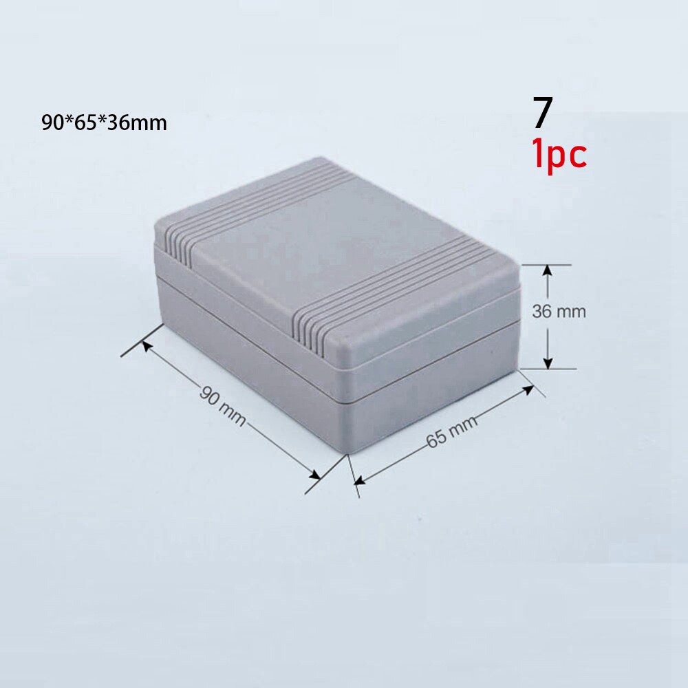 White Plastic Electric Enclosure Box Waterproof DIY Housing Instrument Case Electronic Project Box Power Tool: Style 7