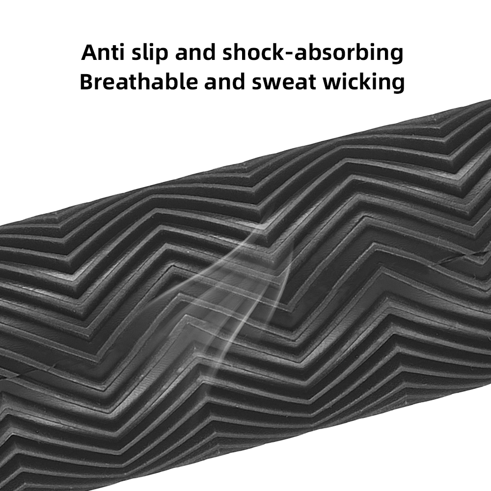 Manoplas MOTSUV para bicicleta de montaña, empuñadura de manillar de goma antideslizante, anillo de bloqueo de aleación de aluminio, corrugado, accesorios de ciclismo a prueba de golpes