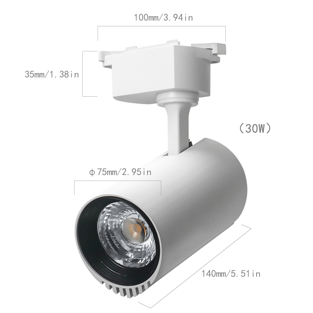 10W LED Spoor Licht 200-240V COB Spoor Spots Ciothing Winkel Showcase Binnenverlichting Moderne Track lichten