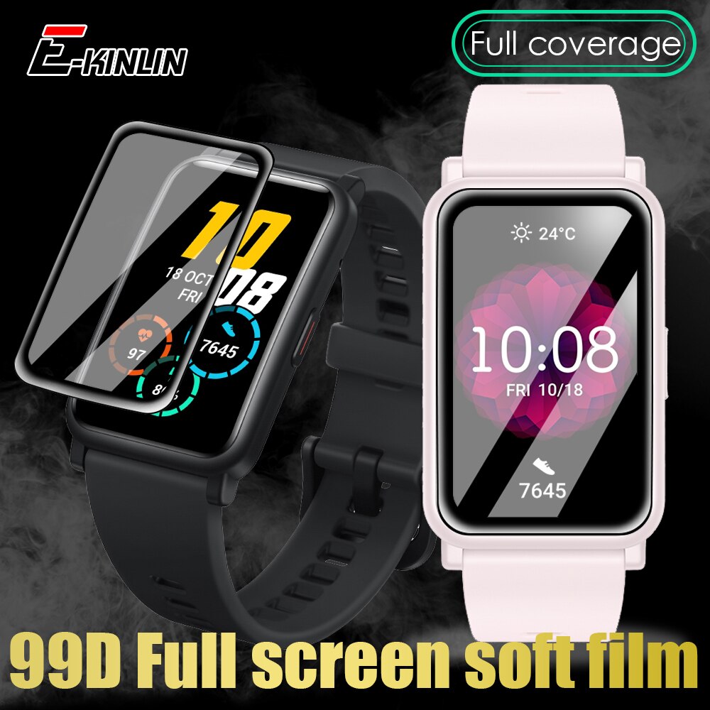 Full Coverage 99D Screen Protector For Huawei Honor Watch ES Curved Soft Protective Film ( Not Tempered Glass )