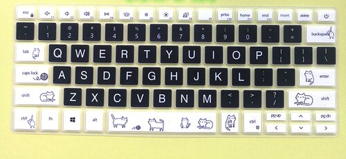 Keyboard Cover Protector Skin For Dell Latitude 3410 Notebook Keyboard Film Protection Film Computer Key Pad 14 Inch Laptop: type14