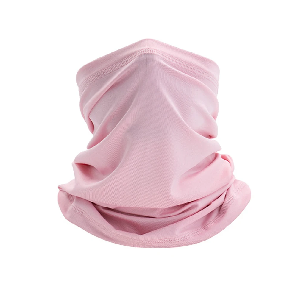 1×Bivakmuts Fietsen Nekbuis Sjaal Snood Biker Gezichtsmasker Warmer OutdoorSport Wandelen Vissen Fiets Hoofddoek 24CM×42CM: Roze
