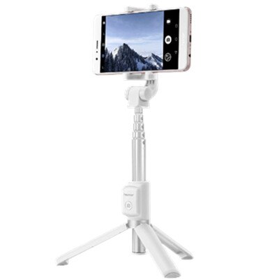 Original Huawei Honor Selfie bâton trépied Portable bluetooth 3.0 monopode pour iOS/Android/Huawei smartphone: WHITE