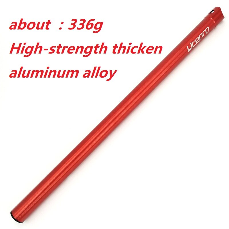 Litepro  a61 saddelpin 31.8mm *600mm 580mm brompton foldecykel sadelpind aluminiumslegering sadelrør sadelpinden