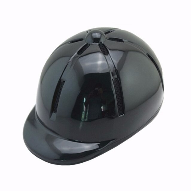 Equestrian helmet children riding helmet CE certified equestrian equipment Knight Helmet girl boy cartoon equestrian helmet: Black