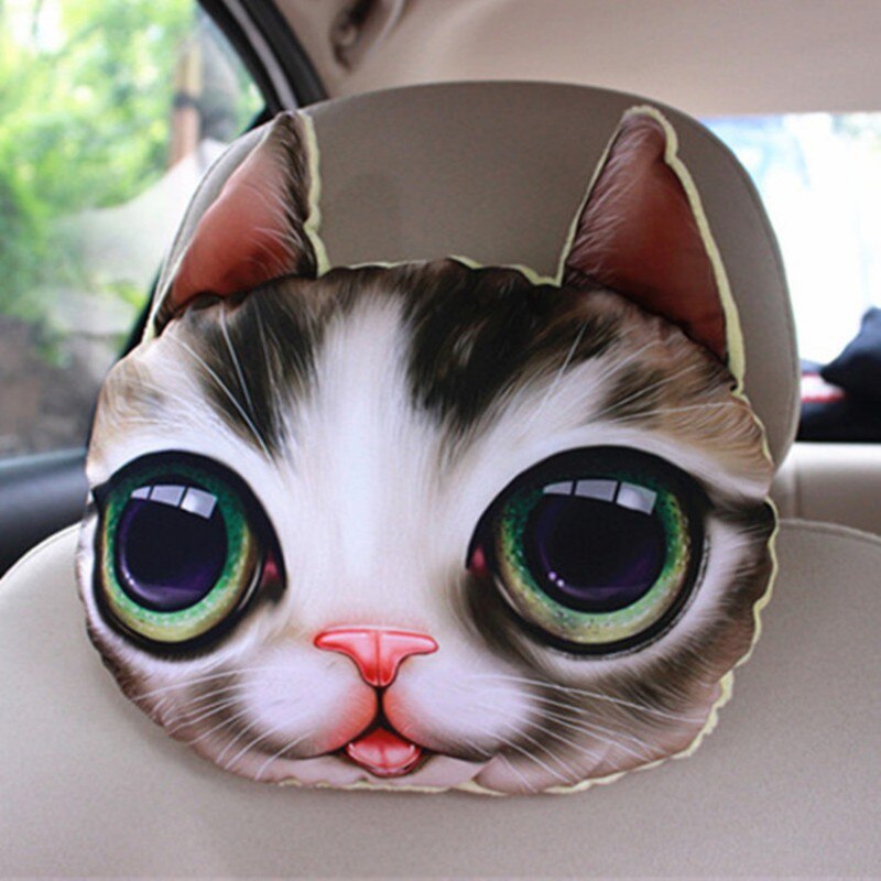 Comfortable Cartoon Headrest Car Interior Pillow Decoration Car Accessories