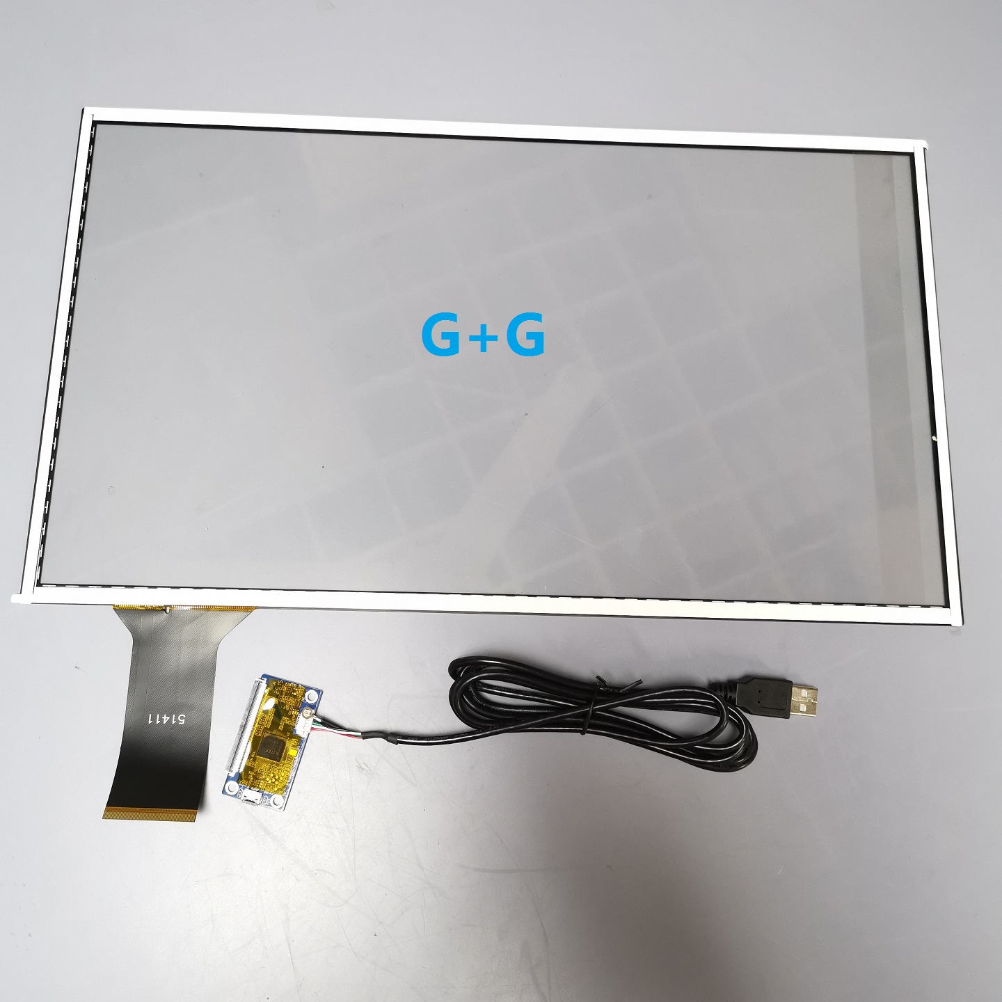Pantalla táctil capacitiva de 17,3 pulgadas, cristal templado G + G10 point win7 8 10, sistema linux Android aplicable