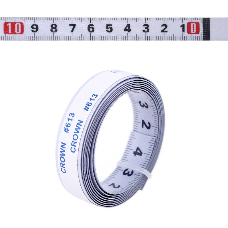 Stainless Steel Miter Track Tape Measure Self Adhesive Metric Scale Ruler T-track Router Table Saw Woodworking Tool: 1M-Right To Left