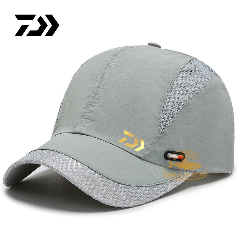 DAIWA Fishing Sun Hat Summer Outdoor Sports Quick-drying Mesh Baseball Cap Riding Leisure Windproof Sun Hat: Photo Color2