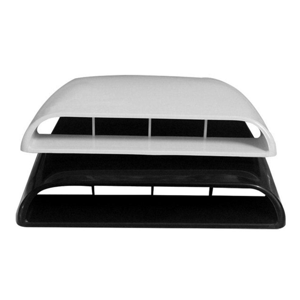 Practical Universal Car Auto 4x4 Air Flow Intake Hood Scoop Bonnet Decorative ABS Vent Cover Decal Car Accessory Black