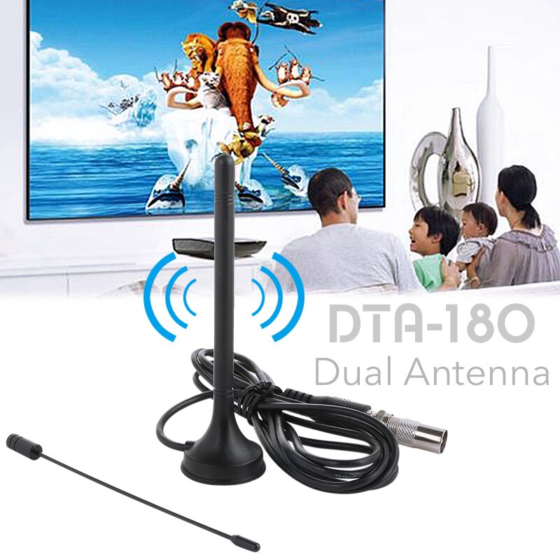 Antenne de télévision 300CM antenne de télévision numérique d'intérieur Plug -Play regarder gratuitement les chaînes de télévision prennent en charge 1080P UHF VHF 50 Miles de portée