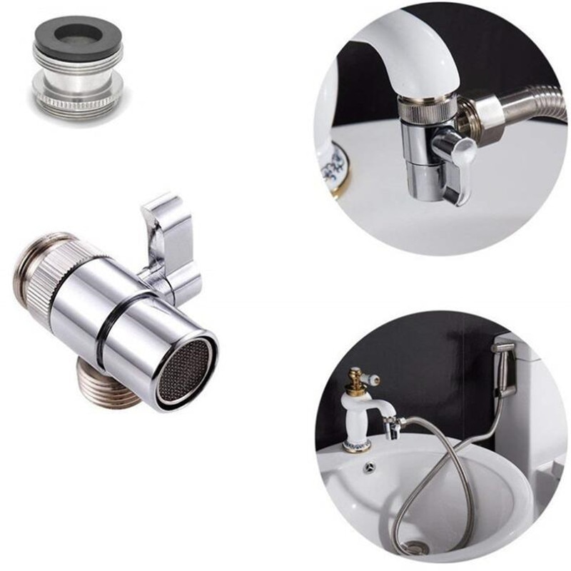 Kitchen Bathroom Sink Water Faucet External Shower Head Toilet Flush Extension Tap Small Nozzle Wash Hair Shower With Holder