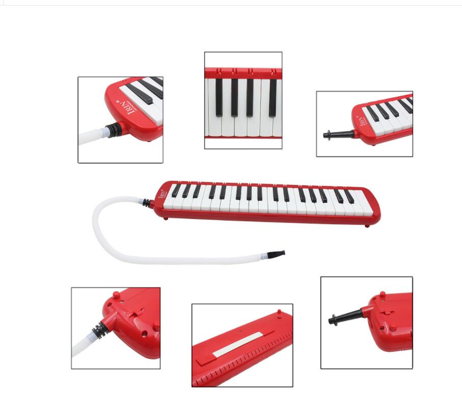 Irin 37 pianon näppäimet melodia musiikki-instrumentti huuliharppu suuharppu kannettava huuliharppu pianika laatikolla