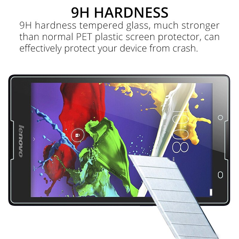 9H Premium Tempered Glass Screen Protector for Lenovo Tab 3 8 TB3-850M TB3-850F Tab 2 A8-50 A8-50F A8-50LC 8.0" Protective Film