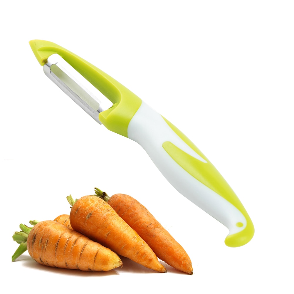 1Pcs Groente Fruit Oranje Apple Dunschiller Mes Cutter Slicer Draagbare Beschermhoes Sharp Fruit Mes