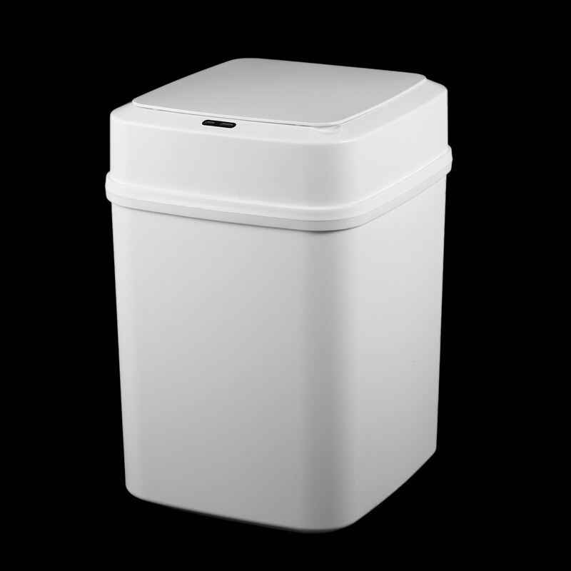 Automatisk intelligent sensor smart papperskorg soptunna lock rörelsedetektor kök sovrum energibesparande inget brus 10l batteri med