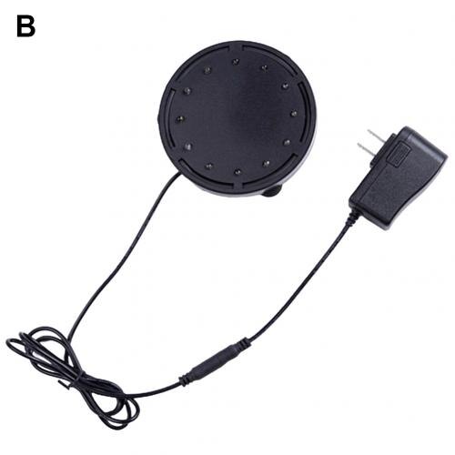 Lampa doprowadziło robić akwarium z bąbelkami tlenowymi ciemna poświata podwodna kolorowa bańka tlenowa RGB okrągłe światło akwarium lampa dekoracyjna: B