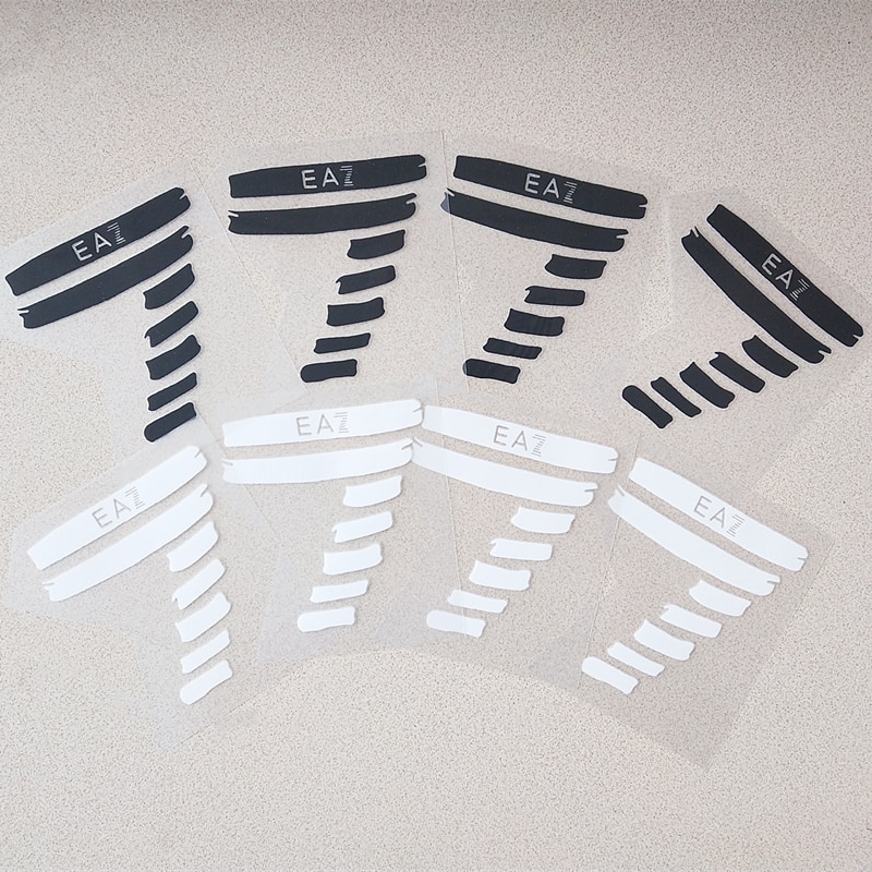 Mode Patches Opstrijkpatronen Vynil Warmteoverdracht Strijken Stickers Voor Kleding Ijzer Patch Nummer 7 Zwart Wit Prints
