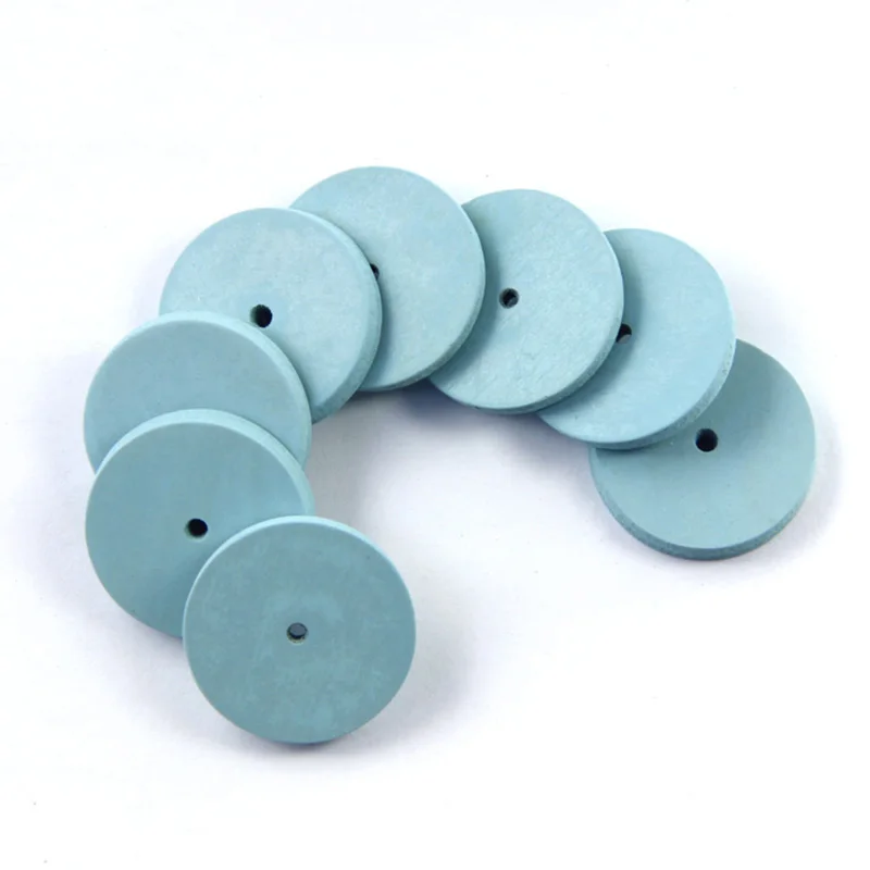 20 stücke Zahn Labor Silikon Gummi Polierer Grob/Mittel/Fein 6mm Zahn Silikon Gummi Punkt 22mm Zahn silikon Gummi Rad