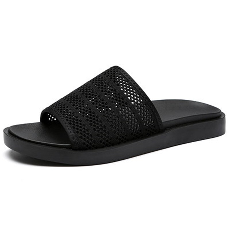 Arena de playa verano agujero nueva personalidad hombres zapatillas sandalia al aire libre no resbaladizo playa zapatillas arrastre