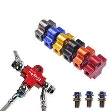 Hydraulisk bremseslange tilslutning adapter tee kobling til motorcykel dirt pit cykel atv bremsesystem slange forbindelse olie link