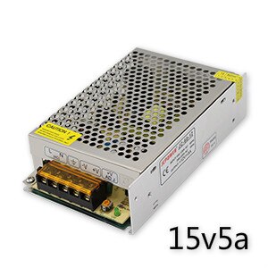 Verlichting Transformers Dc 15 V Volt Voeding 3A 5A 10A 20A 30A 45W 75W 150W 300W 450W 220V Naar 15 V Voor Led Driver Lamp Strip: 15V 5A