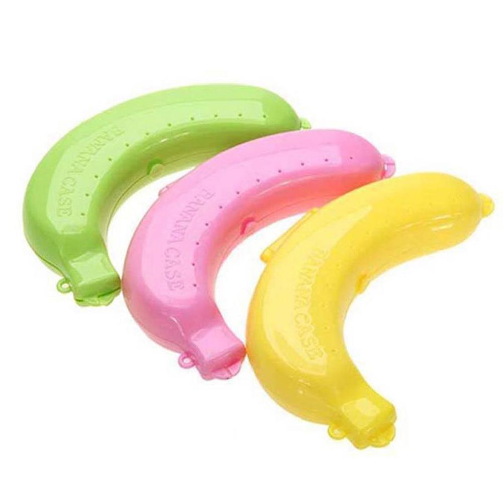 1Pc Banana Food Container Storage Case Kids Holder Preservation Box Boxes