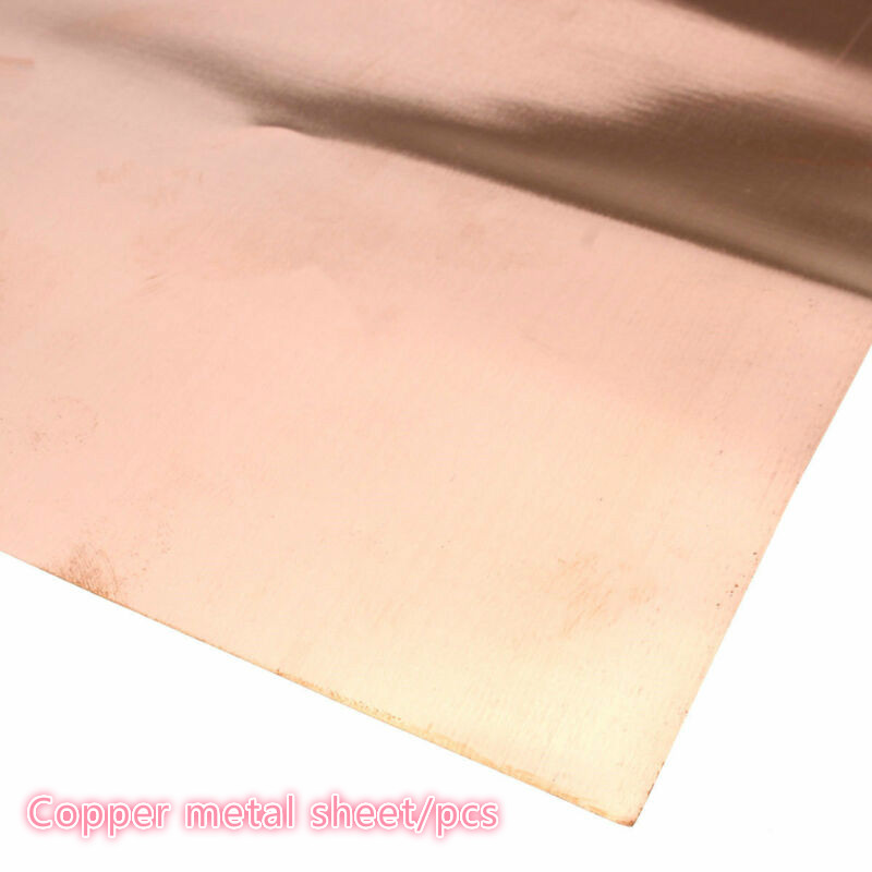 99.9%  kopparplåtar metall konstmaterial gör-det-själv handgjort material tunn metallfolierulle 0.1 x 200 x 500mm/1 rulle