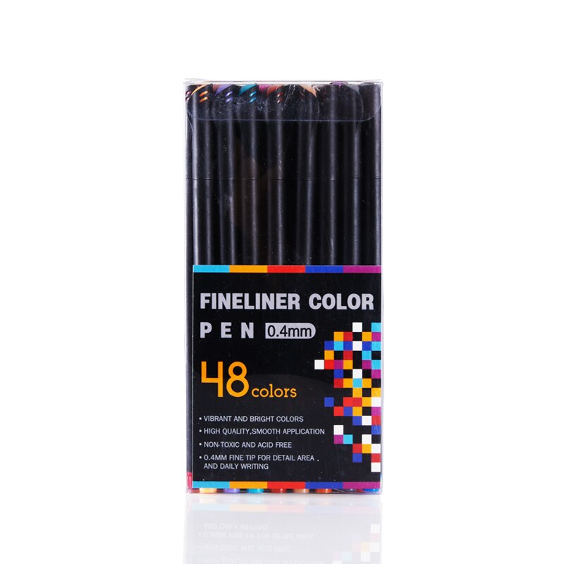 Alpino Color Experience Fineliner Set – 24 Stifte, 0,4mm Feinspitze, Für Details & Schreiben