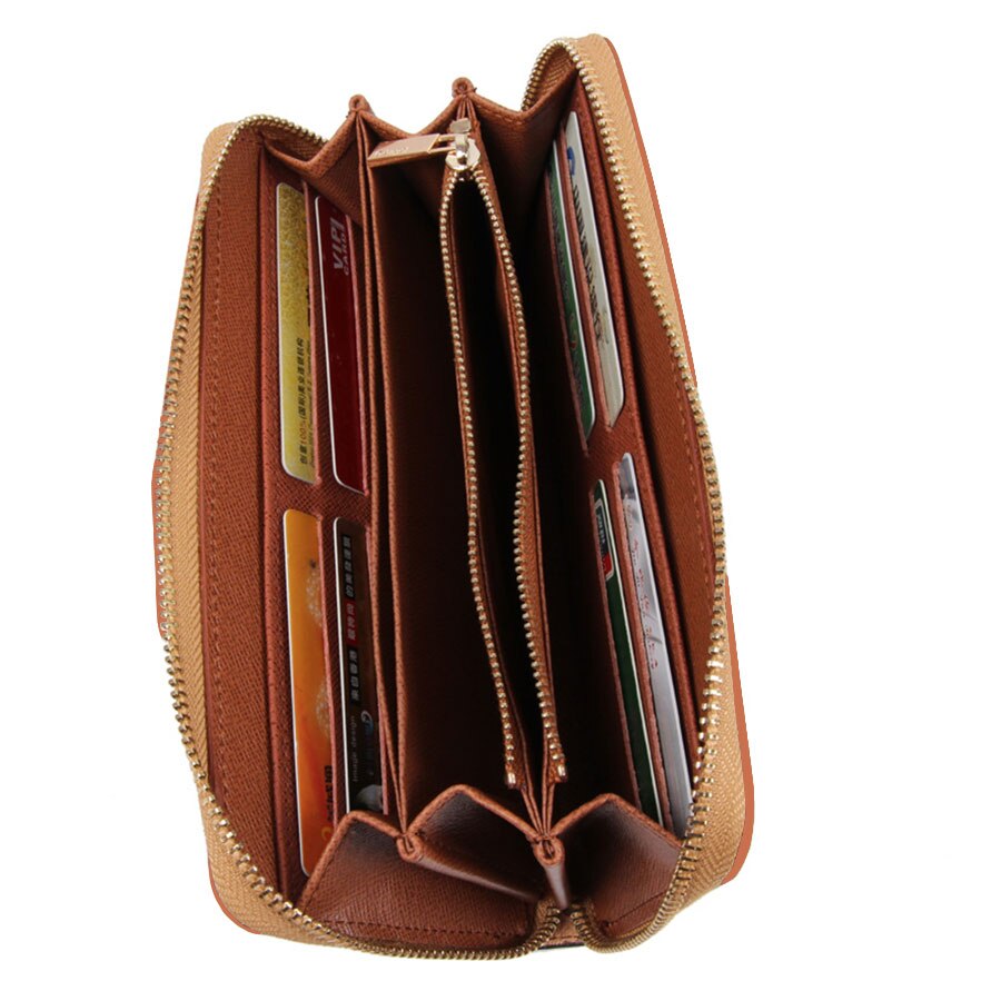 Weltkarten-geldbörse, multifunktional, lange damen-geldbörse mit reißverschluss, kleingeldfach, wasserdicht, retro-reisegeldbörse