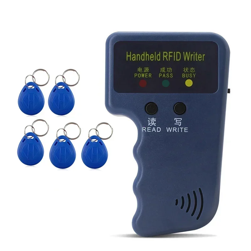 Handheld Flipper Nul Duplicator Kaartlezer 125 KHz EM4100 Video Programmeur Schrijver Herhaalde Veeg T5577 Handheld RFID Schrijver: Rood