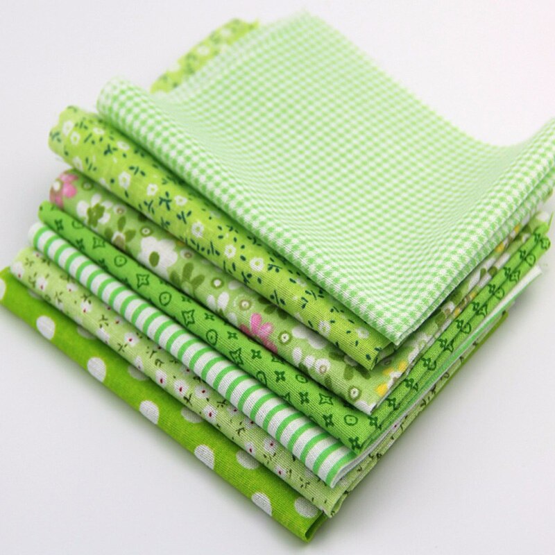 50 Pcs 10x10cm Cotton Fabric Printed Cloth DIY Patchwork Needlework Handmade Quilting Sewing Textile Material Bundle Fabrics